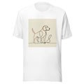Beagle Shirt Minimalist Line Art | Funny Beagle Owner Gift | Beagle Mom Tee | Cute Beagle Lover Shirt