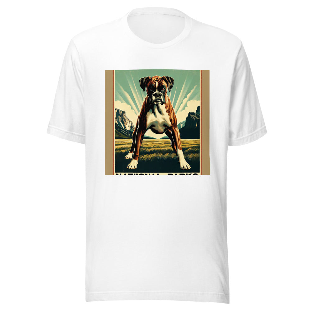 Boxer Dog Adventure Shirt | Boxer Mom Gift | Funny Boxer Tee | Boxer Dog Lover | National Parks Style