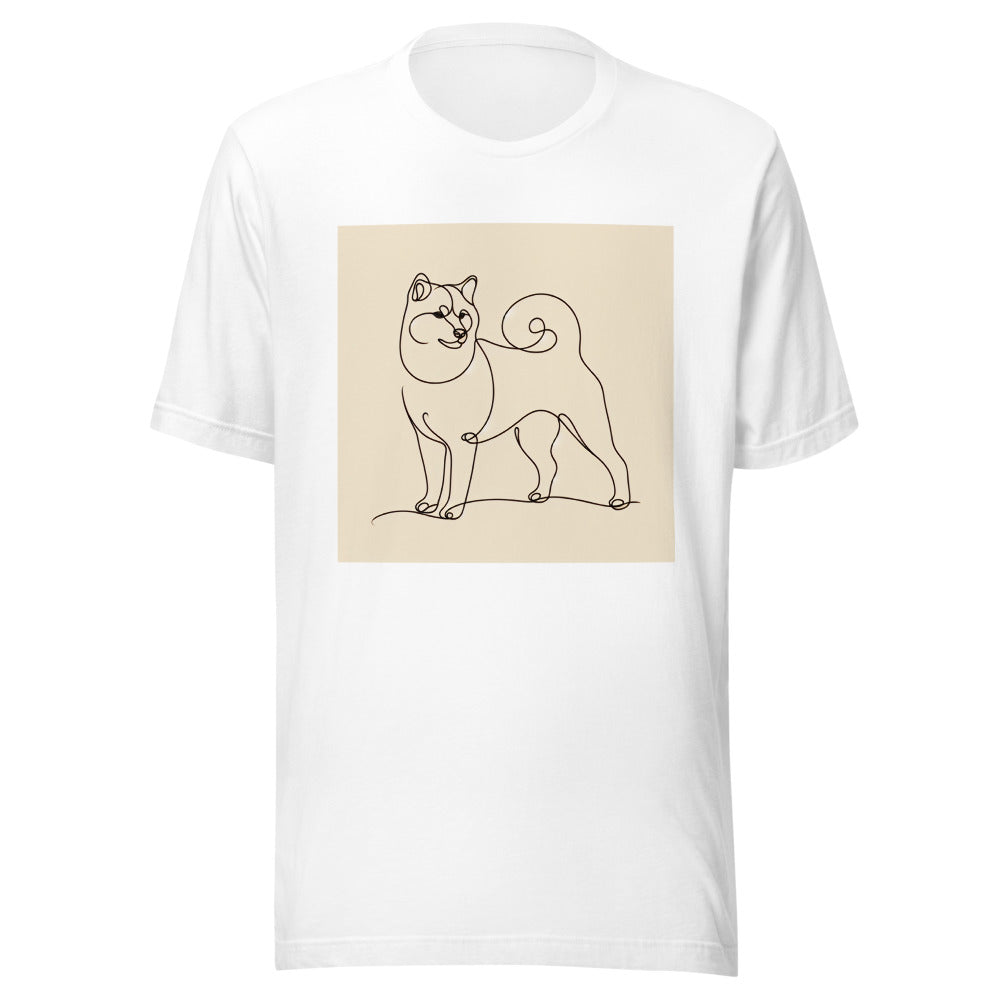 Shiba Inu Shirt | Minimalist Line Art Tee | Shiba Inu Gift | Dog Mom Shirt | Shiba Inu Owner