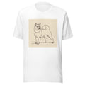 Shiba Inu Shirt | Minimalist Line Art Tee | Shiba Inu Gift | Dog Mom Shirt | Shiba Inu Owner