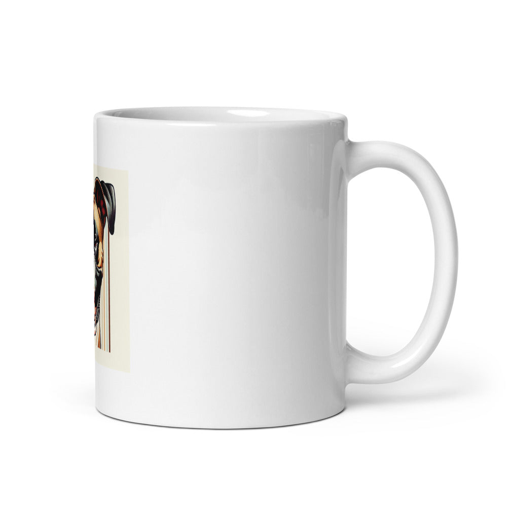 Boxer Dog Mug | Funny Boxer Face Coffee Cup | Dog Dad Gift | Boxer Mom Present | Dog Lover Mug | Boxer Portrait Cup