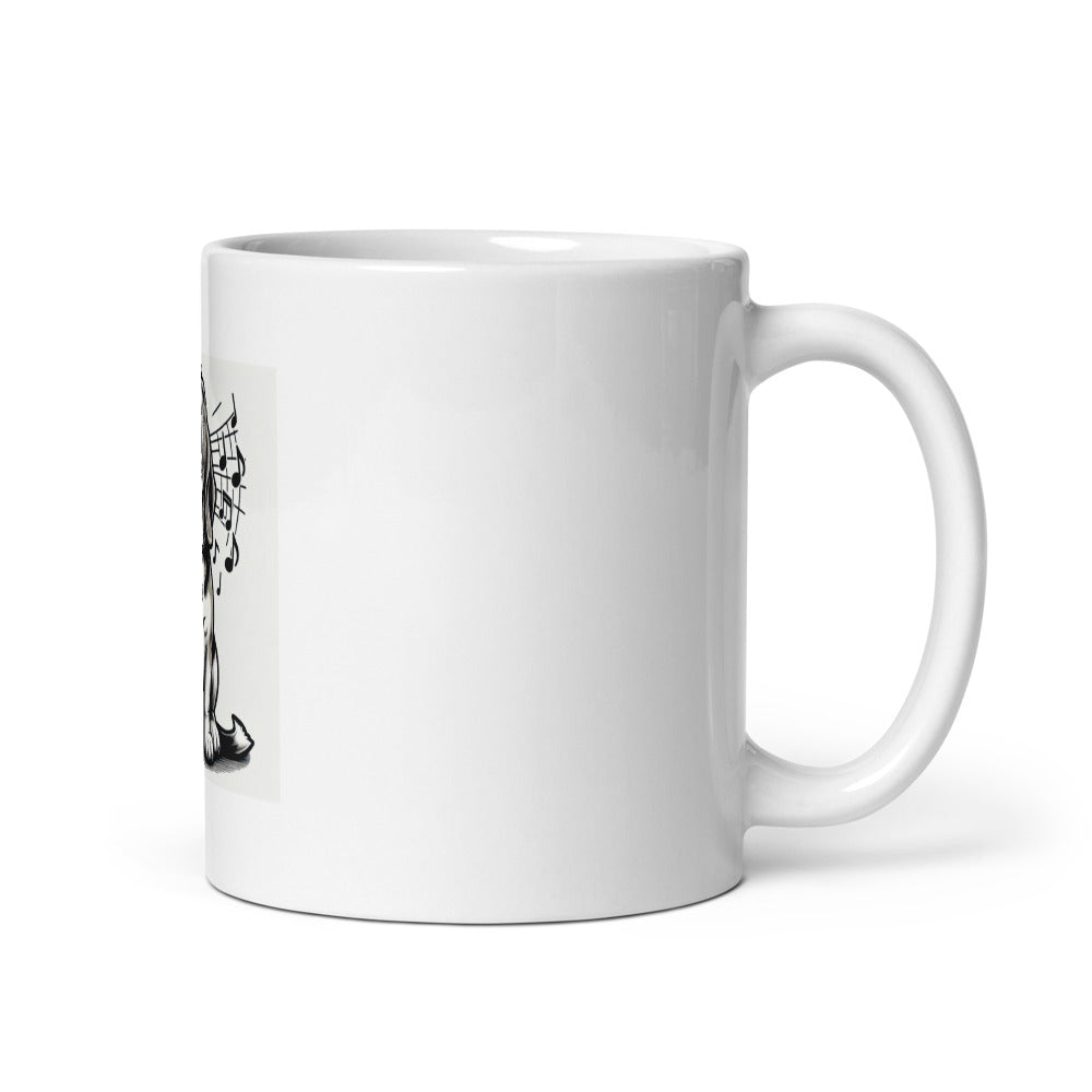 Funny Beagle Howling Mug | Beagle Owner Gift | Dog Coffee Cup | Beagle Mom Dad Present | Cute Beagle Lover Mug