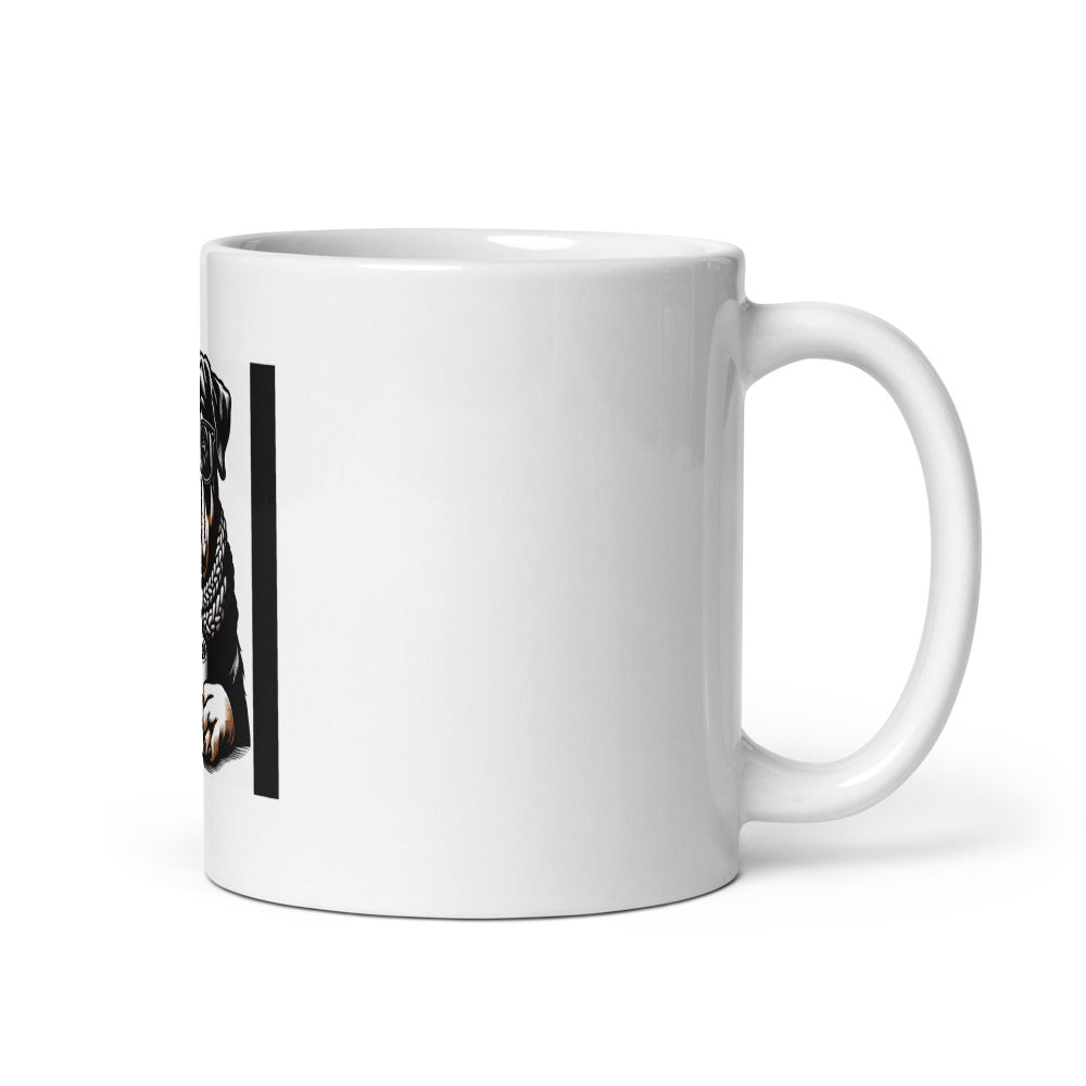 Rottweiler Coffee Mug | Dog Mom Gift | Cute Rottie Mug | Rottweiler Lover Gift | Dog Coffee Cup | Rottweiler Owner Present