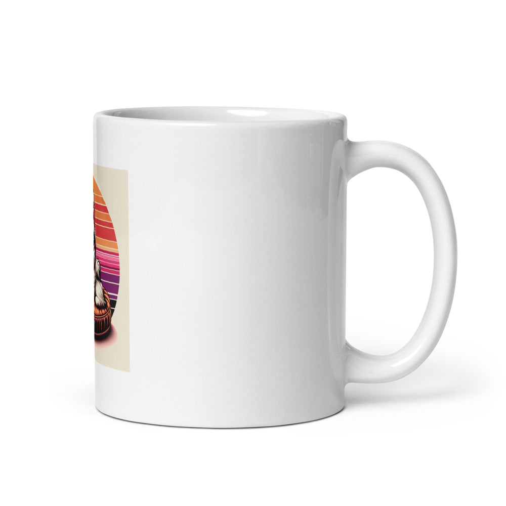 Shih Tzu Mug Retro | Vintage Dog Coffee Cup | Shih Tzu Princess Gift | 70s Style Dog Mug | Shih Tzu Owner Present