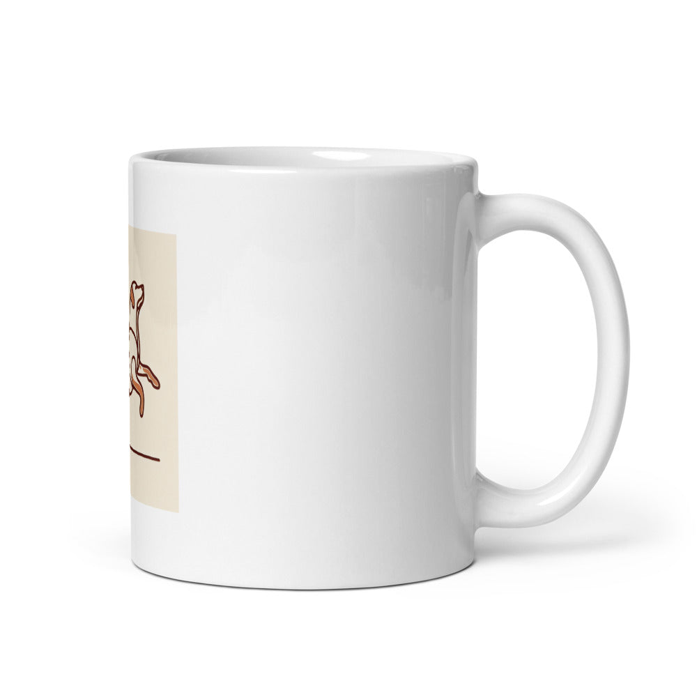 Labrador Retriever Mug | Minimalist Line Art Coffee Cup | Lab Dog Owner Gift | Single Line Drawing Mug | Dog Lover Present
