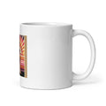 German Shepherd Mug | Retro 70s Dog Coffee Cup | Vintage Sunset Design | German Shepherd Gift | Dog Lover Mug | GSD Owner Present