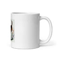 Beagle Mug | Funny Beagle Nose Down Spring Wildflowers | Beagle Mom Gift | Beagle Owner Coffee Mug