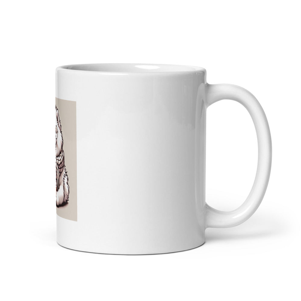 Samoyed Mug | Fluffy Dog Mom Coffee Cup | Samoyed Gift | Cute Samoyed Dog Lover Mug