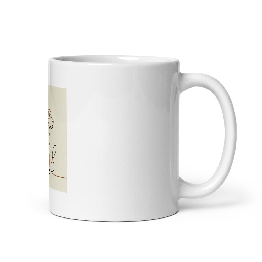 Beagle Mug | Minimalist Beagle Gift | Beagle Owner Coffee Mug | Beagle Mom Gift | Cute Beagle Cup