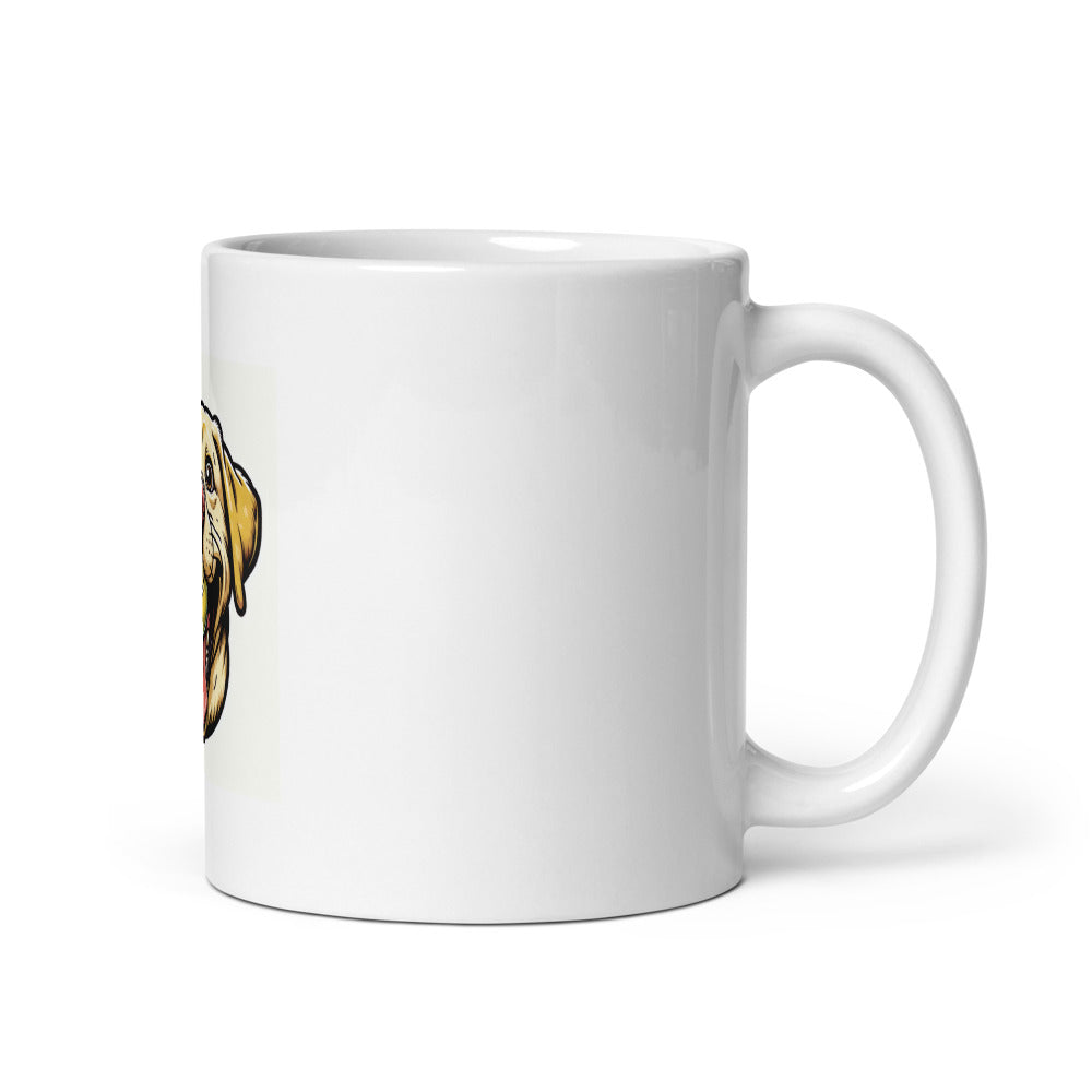 Funny Labrador Retriever Mug | Lab Dog Mom Gift | Yellow Lab Coffee Cup | Fetch Obsessed Dog Gift