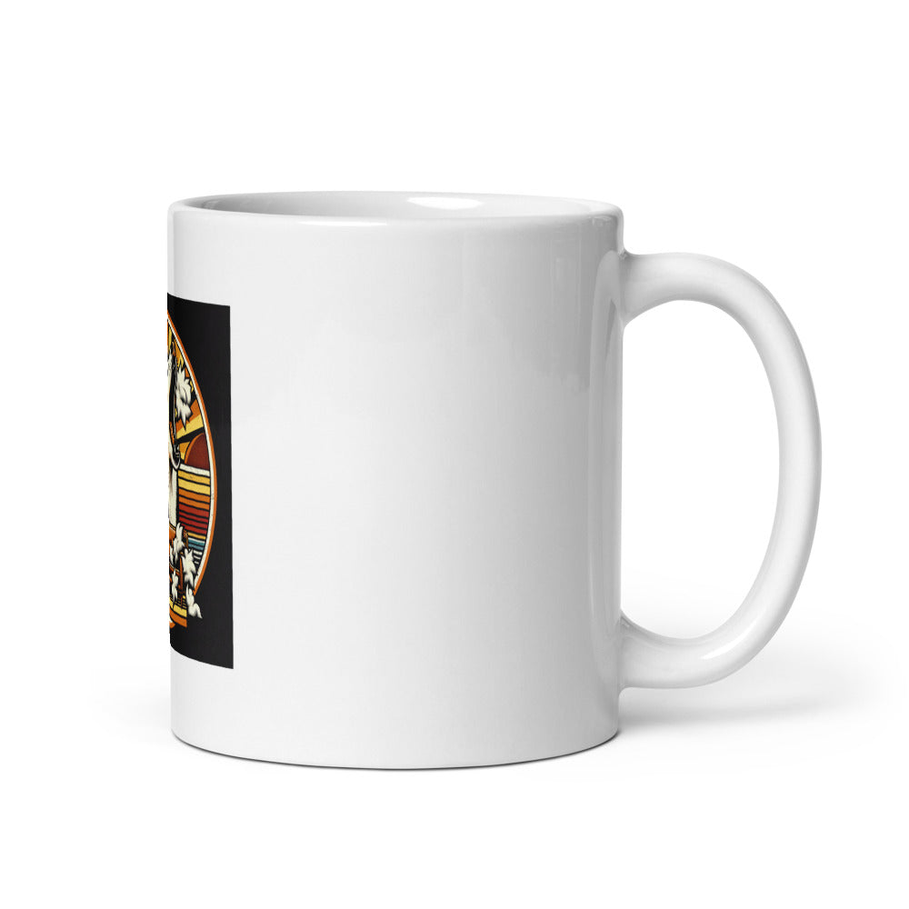 Husky Mug | Funny Siberian Husky Gift | Retro Vintage Husky Coffee Mug | Husky Mom Gift | Dramatic Dog Mug