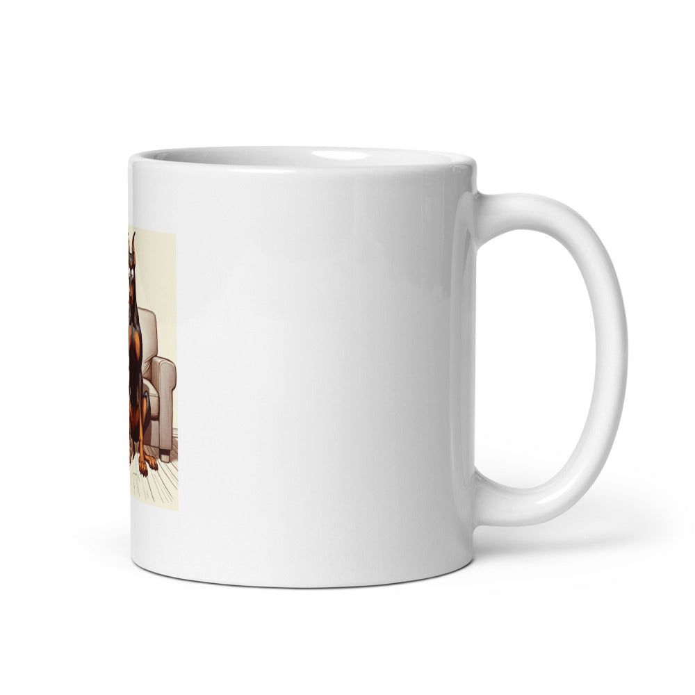 Funny Doberman Mug | Doberman Owner Gift | Doberman Mom Coffee Mug | Doberman Dad | Dramatic Dog Mug