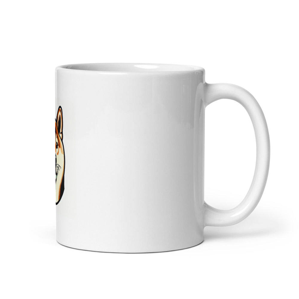 Shiba Inu Mug | Funny Doge Face Coffee Cup | Shiba Inu Gift | Dog Mom Mug | Shiba Owner Gift