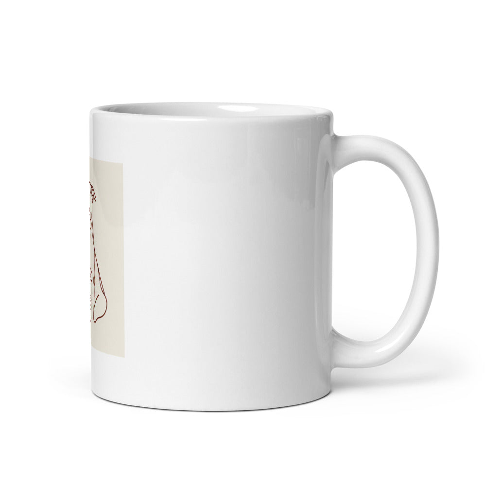 Pit Bull Mug | Minimalist Pit Bull Gift | Pitbull Mom Coffee Mug | Pit Bull Terrier Owner | Dog Mom Mug