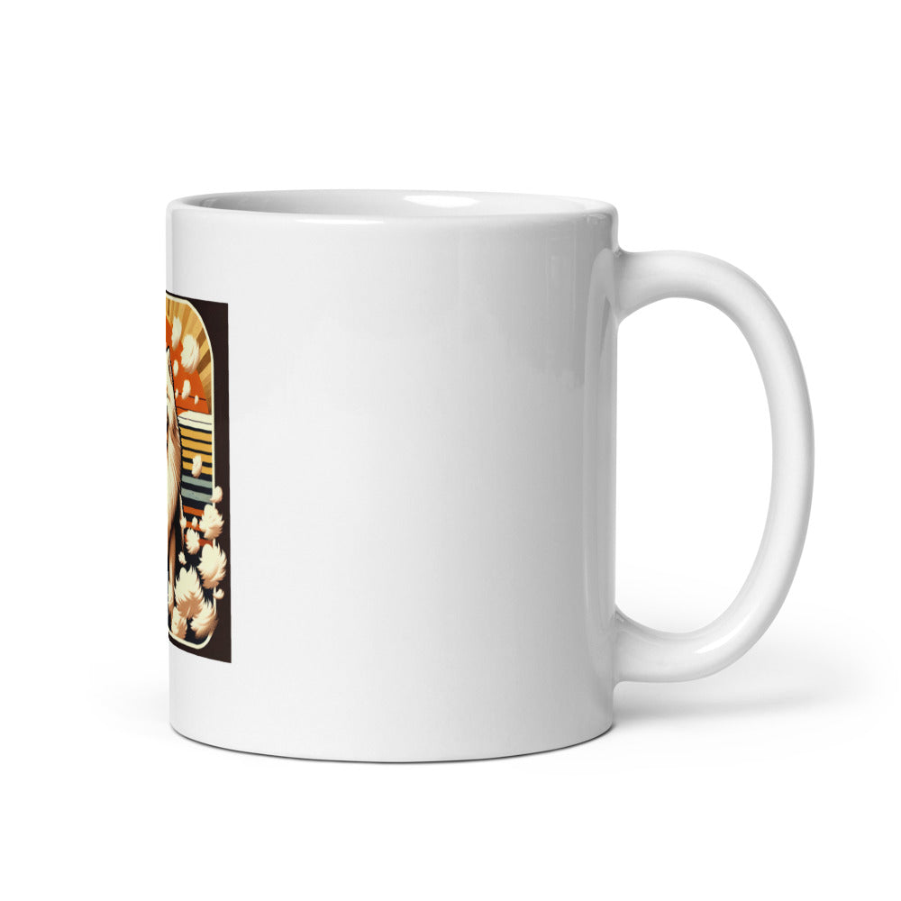 Samoyed Mug | Funny Samoyed Shedding Gift | Retro Vintage Dog Mug | Samoyed Mom Gift | Dog Lover Coffee Mug