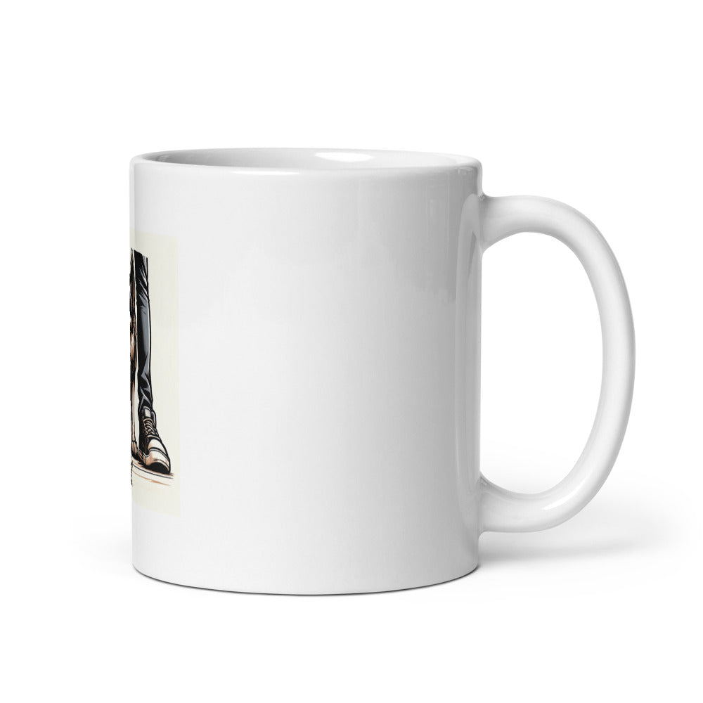 Funny German Shepherd Mug | GSD Perimeter Patrol Coffee Cup | German Shepherd Owner Gift | Dog Mom Mug
